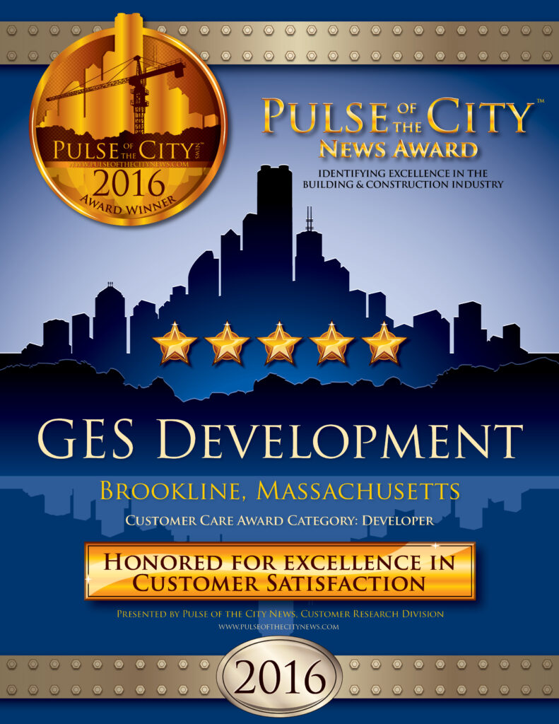 Pulse of the City News 2016 Award Winner, GES Development