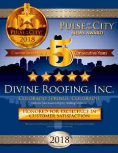 Pulse of the City News 2018 Award Winner, Diving Roofing, Inc.