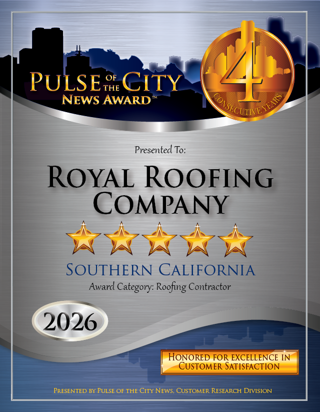 Royal Roofing Company wins 2026 Pulse Award