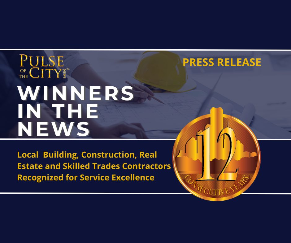 Pulse of the City News Awards Top Contractors for Service Excellence